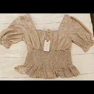 Smocked blouse